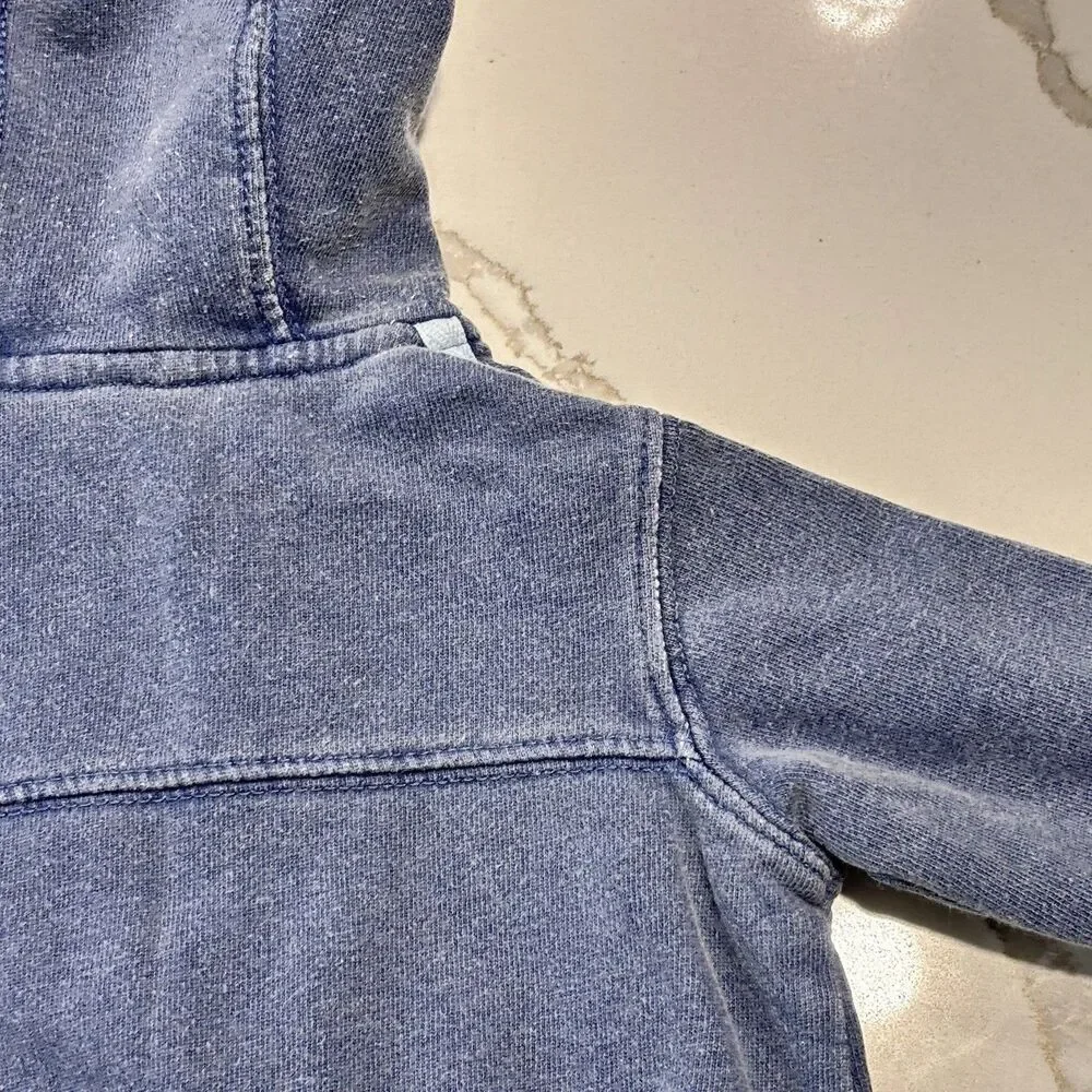 Carter's Infant Baby Boys Blue Orange Full Zip up Team Hoodie Size 6M Sweatshirt